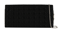 Woven Cannage Clutch, Fabric, Black, 11-MA-1610, DB/S, 3*